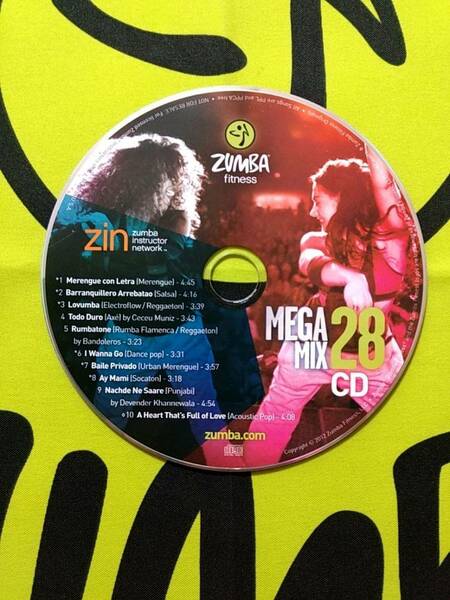 ZUMBA　ズンバ　MEGAMIX28　CD　インストラクター専用