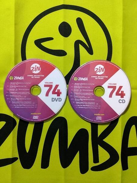 即決! ZUMBA ズンバ ZIN74 CD&DVD インストラクター専用