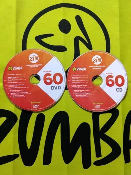 即決！　ZUMBA　ズンバ　ZIN60　CD＆DVD　インストラクター専用