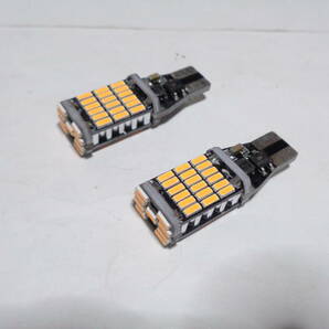 T15,T16,T10兼用 アンバー LED 45連SMD (2個セット)の画像1