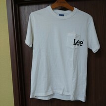 Lee リー ポケットTシャツ 白 SM 半袖ポケT_画像3