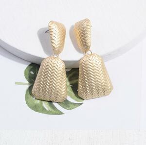 新品　異域風　アフリカ　ボヘミア風　　耳環　イヤリング　首飾り　ファッション　金色梯形