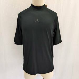 [ meaning large profit shop ] Nike NIKE Jordan JORDAN Golf mok neck shirt L black Jumpman Golf wear FD1399 stretch 