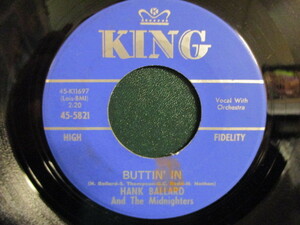 Hank Ballard & The His Midnighters ： Buttin' In 7'' / 45s (( 63年の ロッキン Jump R&B )) c/w I'm Learning (( 落札5点で送料無料