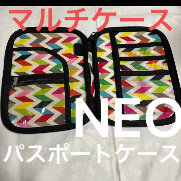 NEO 未使用品パスポートケース　NEO 15×20×2マルチケース 通帳ケース カードケース¥1800 ＋税