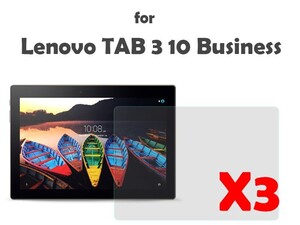 Lenovo TAB 3 10 10センチ Business 専用 低反射 前面フィルム 液晶保護シート#マットタイプ 3枚入り