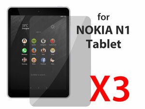 NOKIA N1 TABLET 低反射 前面フィルム 液晶保護シート#マットタイプ 三枚入