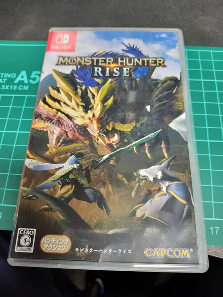 ソフト無しの空箱 MONSTER HUNTER RISE ケースのみ 中古美品