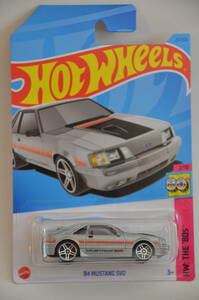 Hot Wheels 2023 HW THE '80s #2/5 '84 MUSTANG SVO #25/250★HW ホットウィール マスタング