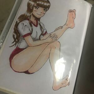 Art hand Auction B5 手描きイラスト習作 10枚セット A, コミック, アニメグッズ, 手描きイラスト