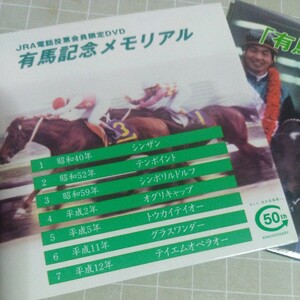 有馬記念　JRAミニDVD　二枚セット　未開封