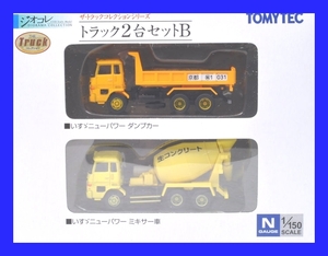 トラック２台セットB　TOMYTEC◆トラックコレクション 　1/150 　トミーテック 　ジオラマ　鉄道模型 