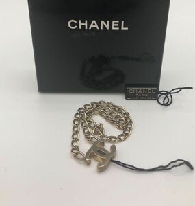 CHANEL シャネル　ロゴプレート チェーンベルト　携帯ストラップ