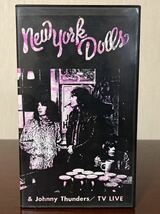 【VHS】NEW YORK DOLLS & Johnny Thunders / TV LIVE 検）ニューヨーク・ドールズ ジョニー・サンダース PUNK マルコム マクラーレン レア_画像1