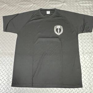 米軍放出品 実物 沖縄　AMPHIBIOUS RAIDS BRANCH Tシャツ LARGE BLACK (INV E10)