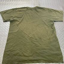 米軍放出品　SOFFE Tシャツ　OD MEDIUM おしゃれ　(INV E32)_画像2