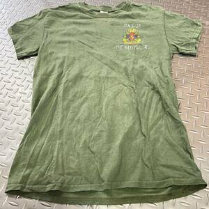 米軍放出品 沖縄　OD THE HATEFUL 8 Tシャツ SMALL ランニング　トレーニング　(INV UV44)