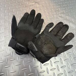 米軍放出品 米軍実物 MECHANIX WEAR TACTICAL VENT グローブ 手袋 ブラック サイクリング アウトドア スポーツ LARGE (INV VW26)