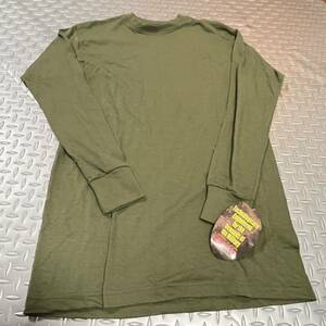 米軍放出品 沖縄　DUKE OD ロングTシャツ SMALL ランニング　トレーニング　(INV YZ66)