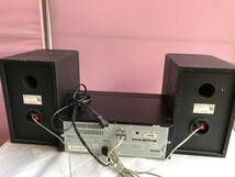 ◎ヤYS1836★中古品SONYソニー ホームオーディオシステム HCD-SBT100ブラック専用スピーカー付きオーディオ機器CD再生の動作確認済み　ECM_画像7