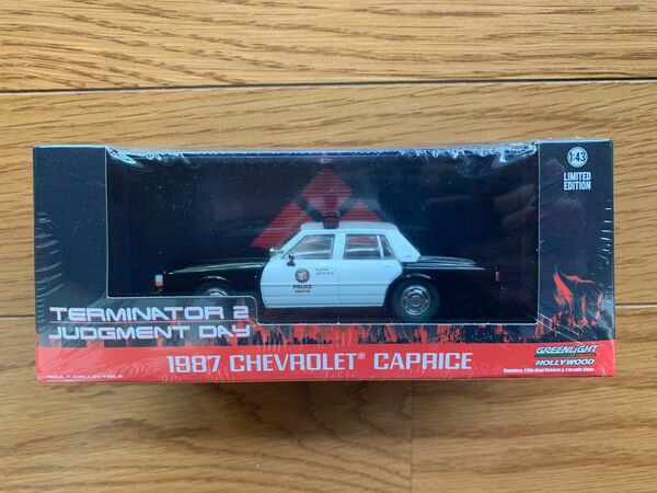 1/43 Terminator 2 - 1987 Chevrolet Caprice Police [グリーンライト]