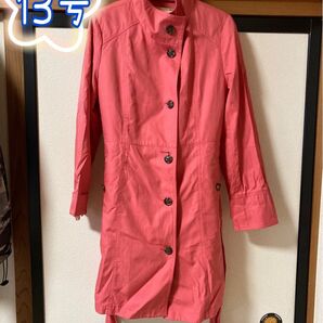 【値下げ】EMMAJAMES*スプリングコート*13号*ピンク*裏地付き*春物*ジャケット*アウター*可愛い*オシャレ