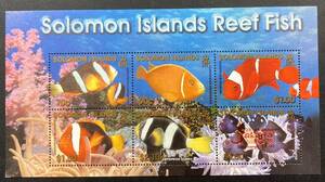  Solomon various island 2008 year issue fish Jakarta.. stamp unused NH