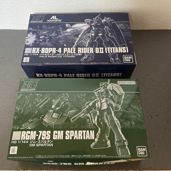 ＨＧ 1/144 ペイルライダーＤＩＩ （ティターンズ仕様）& ジムスパルタン　セット