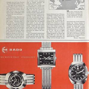 稀少・時計広告！1967年ラドー 時計広告/Rado Diastar/Manhattan/Captain Cook/Watches/Swiss/Kの画像1