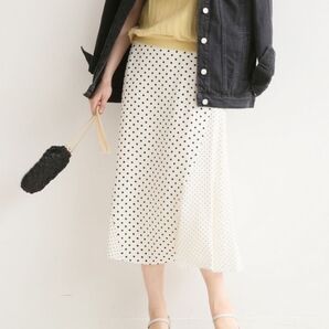 ☆ Spick & Span / スピック&スパン ドットプリントフレアースカート ☆