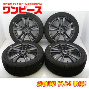 中古タイヤ ホイールセット 225/45R17 91Q 17インチ 17x7J +38 5穴 PCD114.3 ダンロップ 冬 オーリス 送料無料 (沖縄、離島除く) a17335