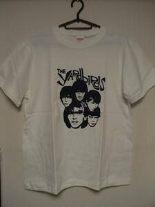 即決★新品バンドＴシャツ★ヤードバーズ（ジェフ・ベック期）★THE YARDBIRDS（JEFF BECK ERA)★ホワイト×ネイビー★S/M/Lサイズ対応可能