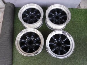 ☆旧車☆激レア!!☆ワタナベ アルミホイール!!13X6.5J 2本,13X7.0J 2本,ハブ径約65mm,PCD114.3!!4本セット大特価!!_AF18