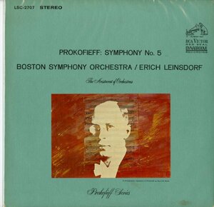 米RCA LSC2707エーリヒ・ラインスドルフ プロコフィエフ「交響曲第5番」＊