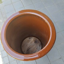 味噌壺　大型　常滑焼(中古） 陶器 　味噌保存容器　漬物用_画像7