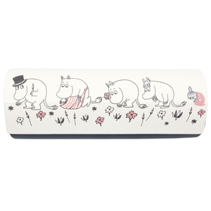  glasses case Moomin . flower .. glasses case magnet type semi hard Cross attaching 