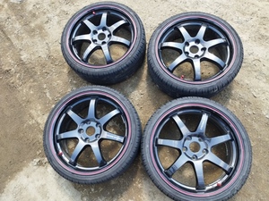 CROSS SPEED クロス スピード 18×7.5J　HIFLY　HFBOS　215／35R１８　タイヤ　ホイール　セット　4本　ハイフライ