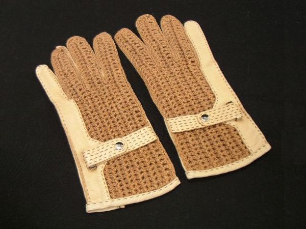 未使用 レア エルメス ロング カシミヤ 手袋 マルジェラ期 ダーク
