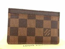 ■新品■未使用■ LOUIS VUITTON ルイヴィトン N61722 ダミエ ポルトカルト サーンプル カードケース 名刺入れ ブラウン系 AJ1270オZ_画像1