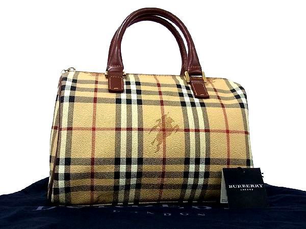 ヤフオク! -「バーバリー ミニボストン」の落札相場・落札価格