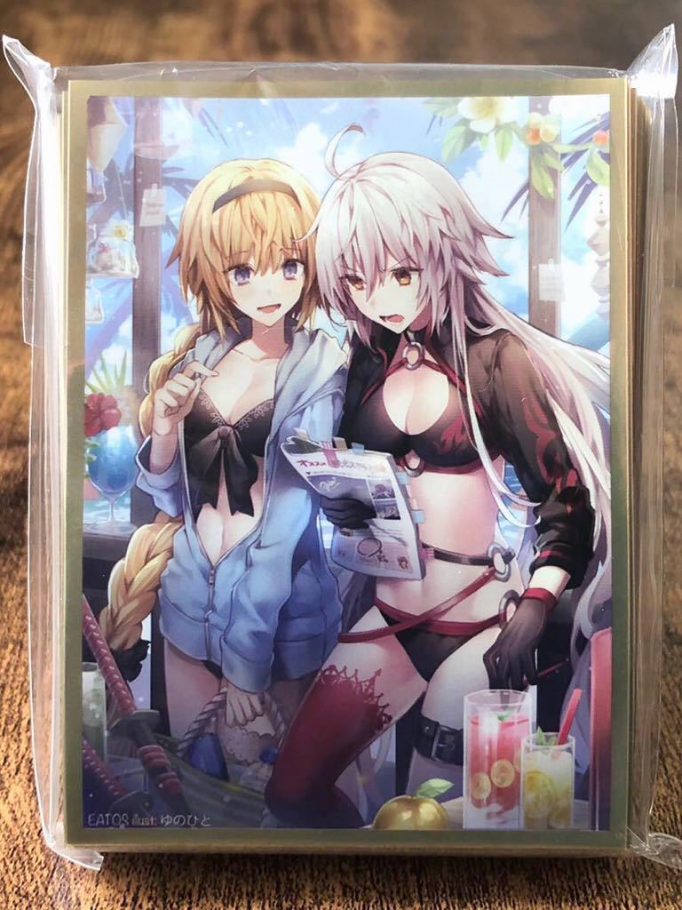 未開封】 Fate FGO ジャンヌダルク 水着 スリーブ プレイマット セット