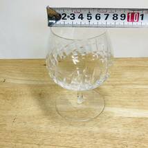 未使用　ブランデーグラス ワイングラス　クリスタル　カットガラス　洋食器　アンティーク　レトロ_画像7