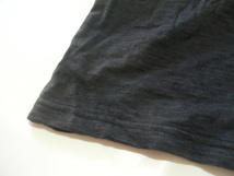 ssy6152 SLICK 半袖 Tシャツ カットソー ブラック×カーキ×グレー ■ 配色 ■ 切り替え クルーネック サイズ1/S_画像6