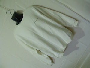 ssy6160 UNITED ARROWS BEAUTY&YOUTH длинный рукав футболка тренировочный тянуть over оттенок белого #.. принт # одноцветный M размер 