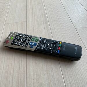 SHARP AQUOS GA835WJSA シャープ アクオス テレビリモコン 送料無料 S414