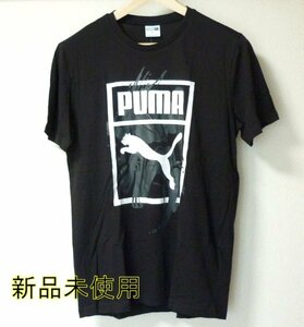 大きいサイズL(XL相当)新品未使用送料無料プーマPUMA 黒・ブラックグラフィックロゴTシャツ