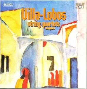 6CD-BOX ヴィラ=ロボス：弦楽四重奏曲全集 - ラテンアメリカ四重奏団　b3B00020Q2ZU