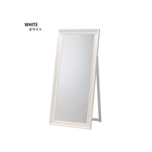  stand mirror mirror mirror stand large looking glass whole body whole body mirror wooden natural tree pine material .. prevention stopper attaching white M5-MGKAM01573WH
