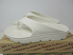 アキクラシック AKlllCLASSlCレディースサンダル AKC0051 IVORY サイズ23.0センチ