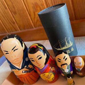 マトリョーシカ 坂本龍馬 ドール 置物 歴史 日本史 インテリア フィギュア 幕末 マトリョーシカ 民芸品 おみやげ 大河ドラマ